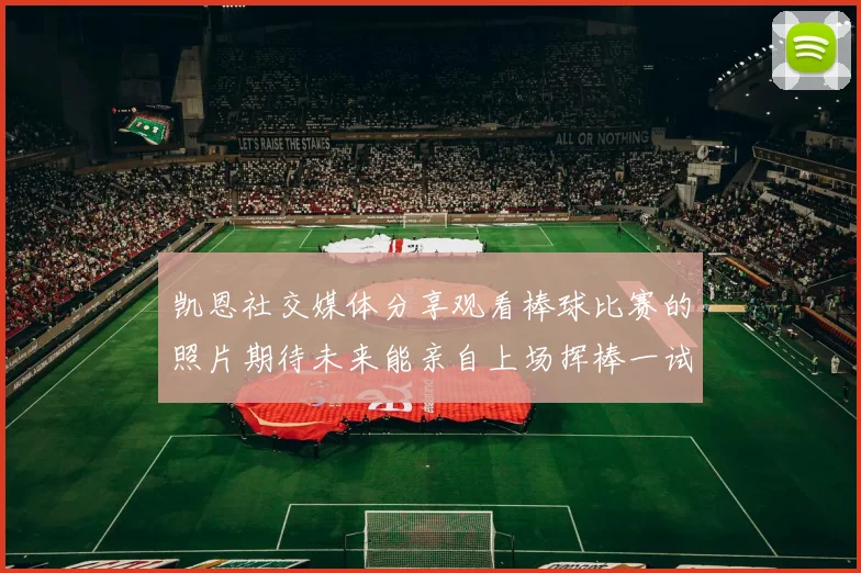 凯恩社交媒体分享观看棒球比赛的照片期待未来能亲自上场挥棒一试
